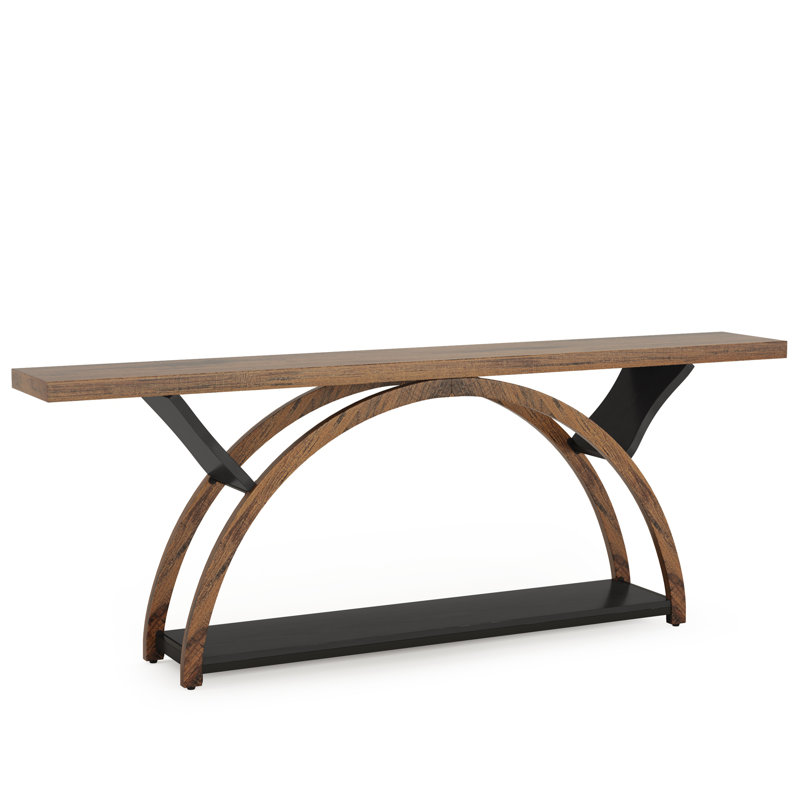 Farmhouse Console Table, Brown