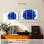 Nature «Blue Dahlia Flower Canvas Print» sur-98865043