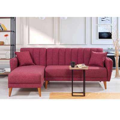 Canapé-lit et chaise longue en lin 88,58 po Oehler