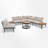 Acacia 6 - Person Modular Patio Conversation Set with Cushions-1028064278