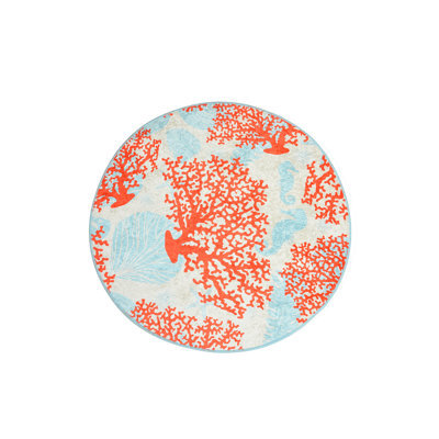 Round Hatolina Shag 100cm X 100cm Area Rug