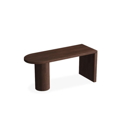 Walnut Half-circle Solid Wood Writing desk