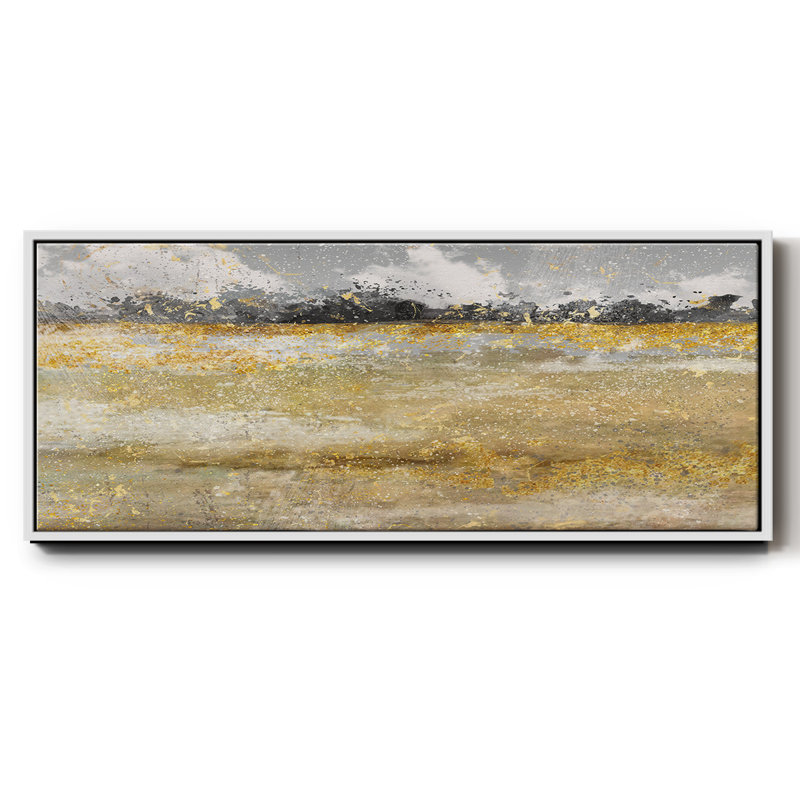 Meadow Shimmer I - toile encadrée, H 20 po x l 50 po