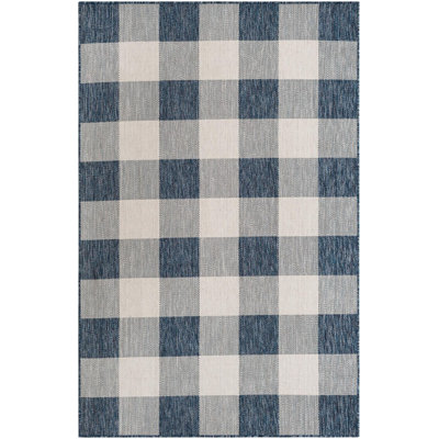 Tapis intérieur / extérieur bleu Borland