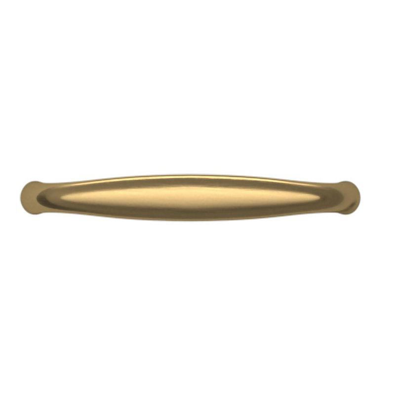 4480 Oval Pull, Satin Brass