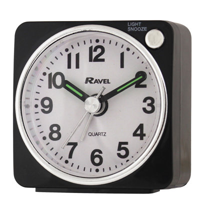 Quartz movement / Crystal Alarm Tabletop Clock