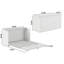 Coffre-lit escamotable en bois avec matelas de 6 po Westfield-303380219-326667693
