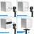 Height Adjustable Speaker Floor Stands 2ct.