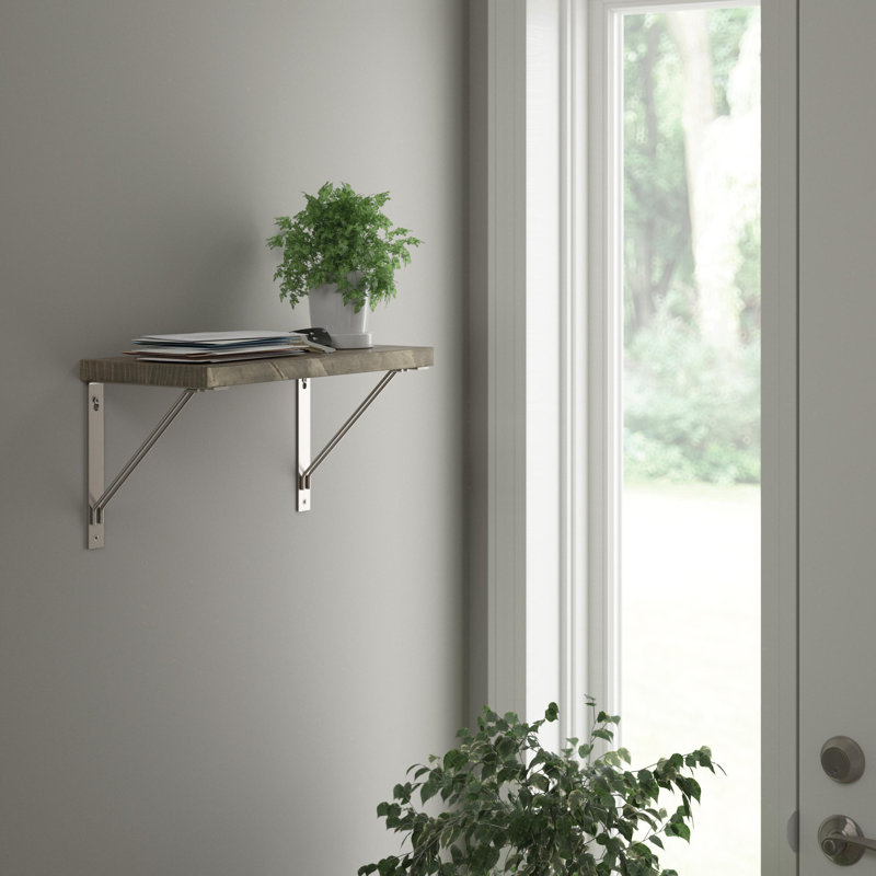 Double Wire Shelf Brackets, Nickel