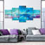 Ciel abstrait, reproduction d'art sur toile-105075552