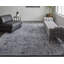 Tapis noir / gris / ivoire en chenille tissé à la machine Jamonie-479754314