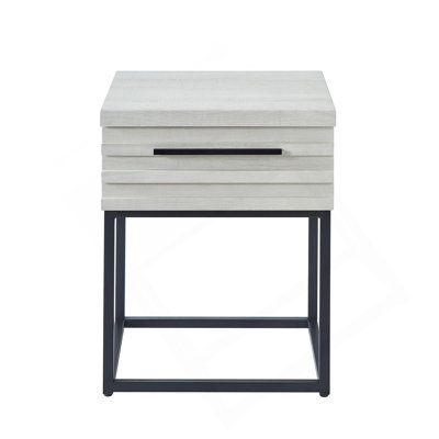 Celestial Contemporary Storage End Table