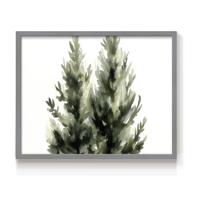 Art de Noël - XXV - reproduction encadrée - réarmable, Gris, H 16 po x l 20 po