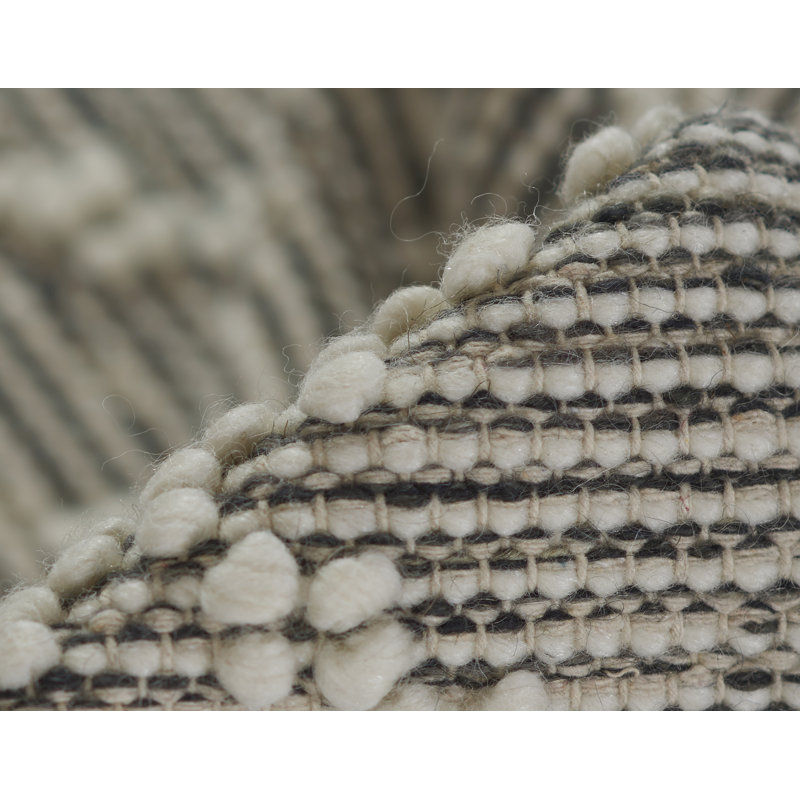 Boulder Geometric Area Rug in Beige/Gray, Rectangle 8' x 10'