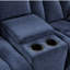Causeuse inclinable manuelle de 67,32 po de largeur avec porte-gobelets doubles et console centrale-104091043