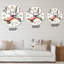 Be Wild Tribal Feathers - Horloge murale moderne-59913519