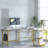Konsta L-Shaped Metal Base Writing Desk-1113910245