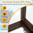 Pool Towel Rack,Outdoor Trapedozal Poolside Storage Organizer,5 Bar,Outdoor Towel Rack With Wheels-104276181