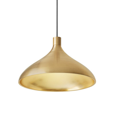 Luminaire suspendu à dôme simple 1 lumière DEL Swell