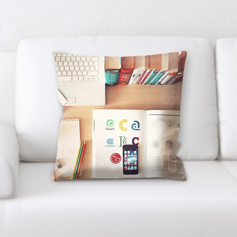 Microsuede Throw Pillow