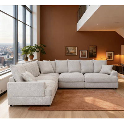 Canapé modulaire à assise profonde 7 pièces Harborstone