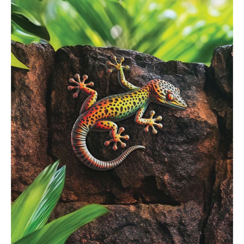 Décoration murale 12 po Burano Gecko Wall Decor