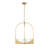 Kratzerville 4 - Light Steel Dimmable Urn / Bowl Chandelier-844049232