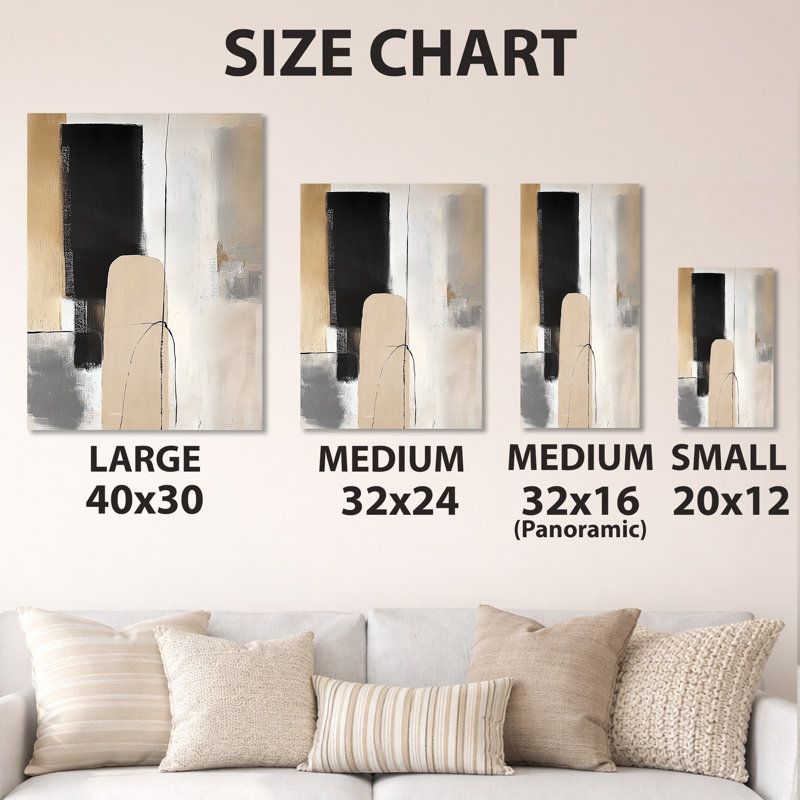 Compositions minimalistes et géométriques dans des tons naturels - décoration murale abstraite en métal de style Mid-Century