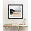 «Coastal Sand Modern Abstract Landscape I» par The Creative Bunch Studio, reproduction d'art encadrée