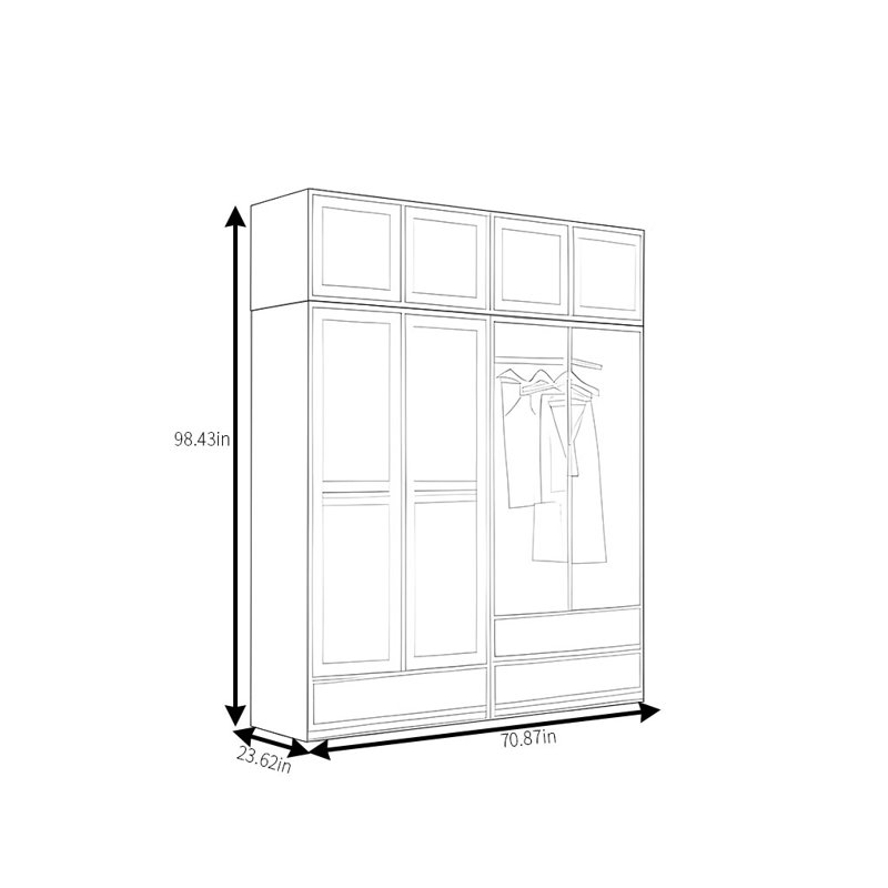 Garde-robe simple, classique et moderne