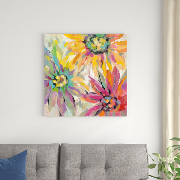 Lark Manor Abstracted Petals I by Silvia Vassileva Painting & Reviews ...