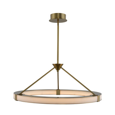 Lavo 1 LT Winter Brass Chandelier Kalco