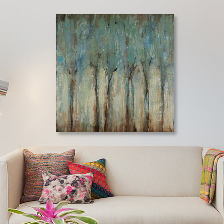 «Whispering Winds», reproduction sur toile, H 26 po x l 26 po x P 1,5 po, Toile tendue, Pas de tapis