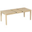Table à manger rustique pour 6 personnes, table extensible en bois massif avec 2 tiroirs, 6 chaises rembourrées 7 fonctions, chaises, conception magnifique intégrée-531522361-531522365-531522366