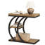 60cm W Metal Bedside Table