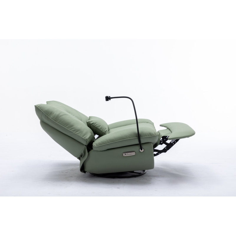 Fauteuil inclinable Montel, Polyuréthane vert