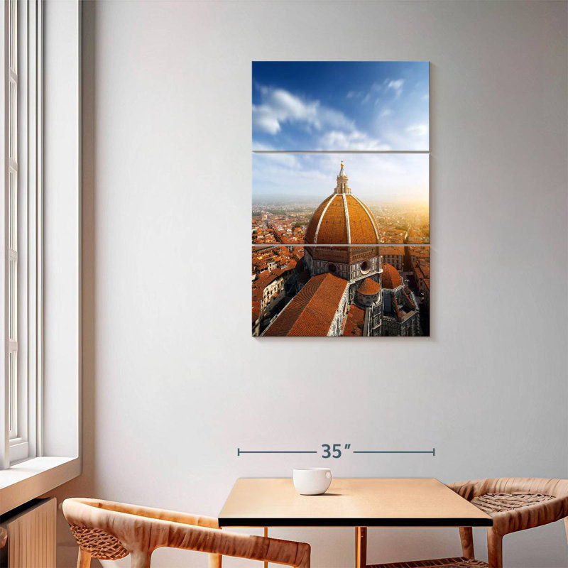 Horizon de la basilique Masam Florence, H 57 po x l 36 po