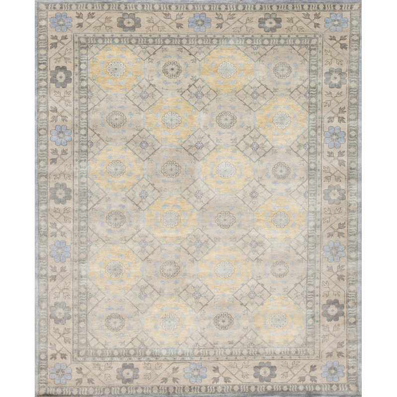 Treasures Wool Oriental Area Rug, Rectangle 6' x 9'