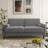 Carmelinda 62.6'' Corduroy Loveseat-2006458516