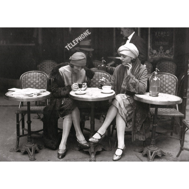 Café et cigarette, Paris, 1925