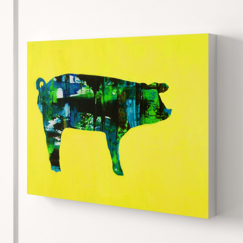 Animal Crossing VII Print, 54" H x 70" W, Glass Coat