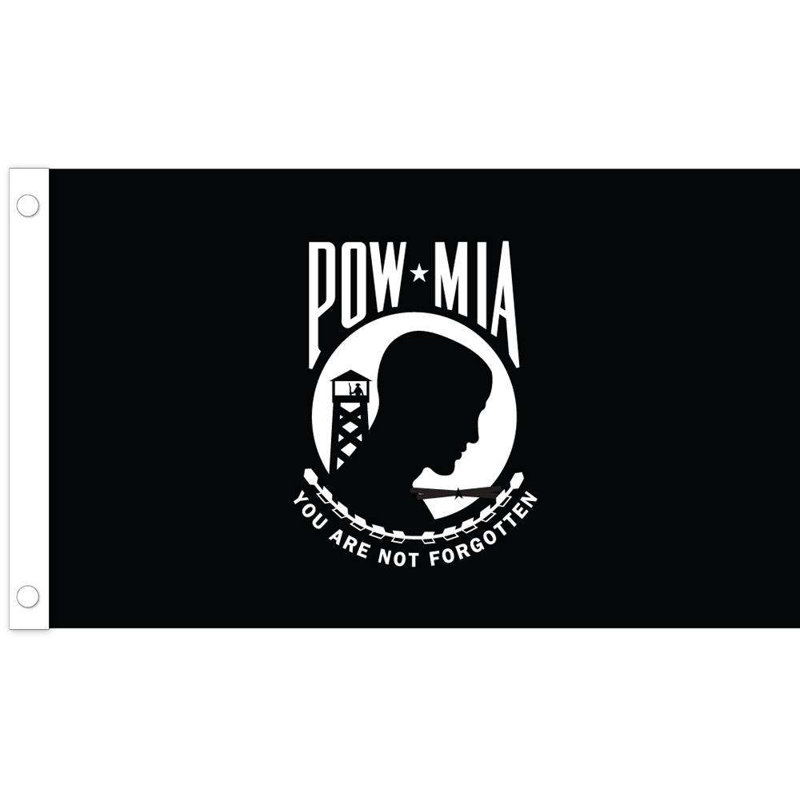 Drapeau en nylon Bryes Pow / Mia, 24 po x 36 po, Oui