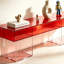 Console rouge en acrylique-133690982