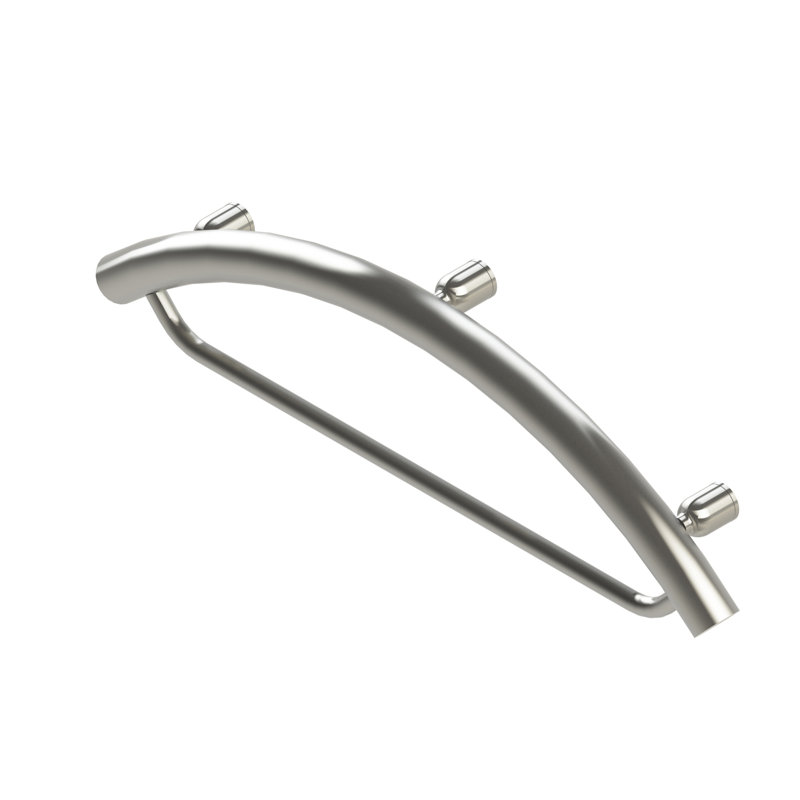 INVISIA Towel Bar Designer Luxury Grab Bar (500 lb. Capacity), 24" W, Brushed Nickel