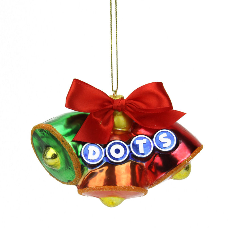 Ornement de Noël en verre 3 po
