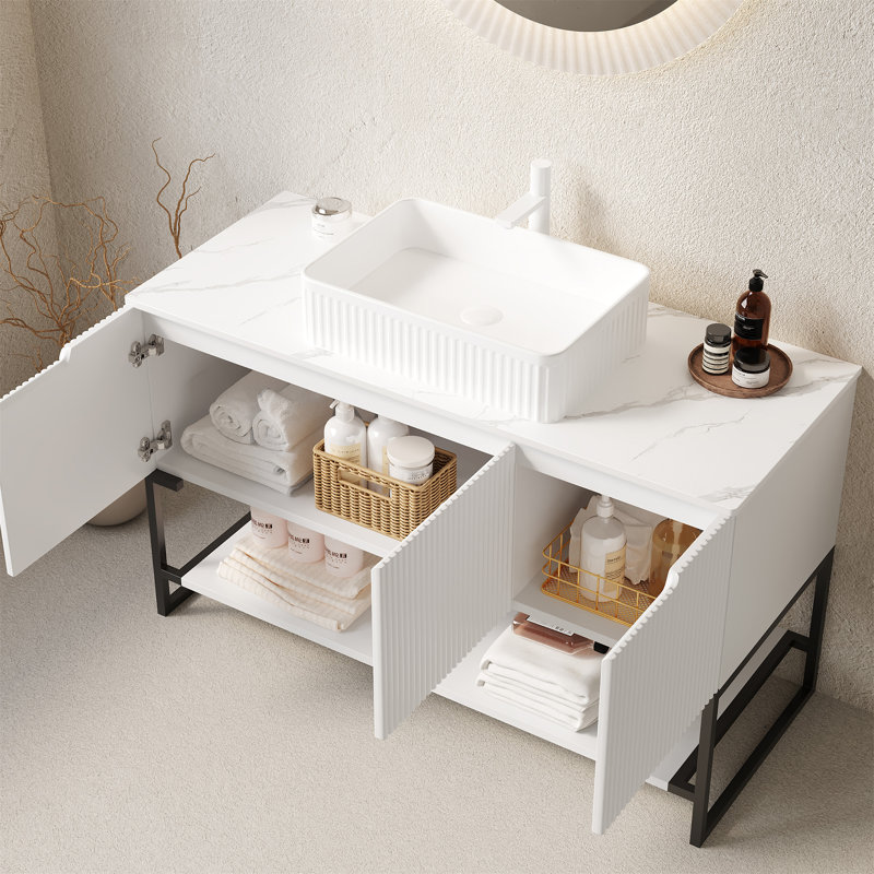 Meuble-lavabo avec lavabo vasque 48 po TULIO