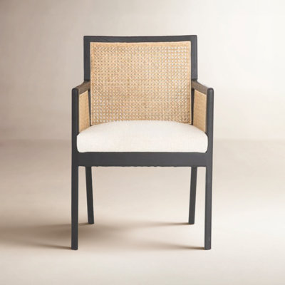 Sergi Arm Chair in Brushed Ebony
