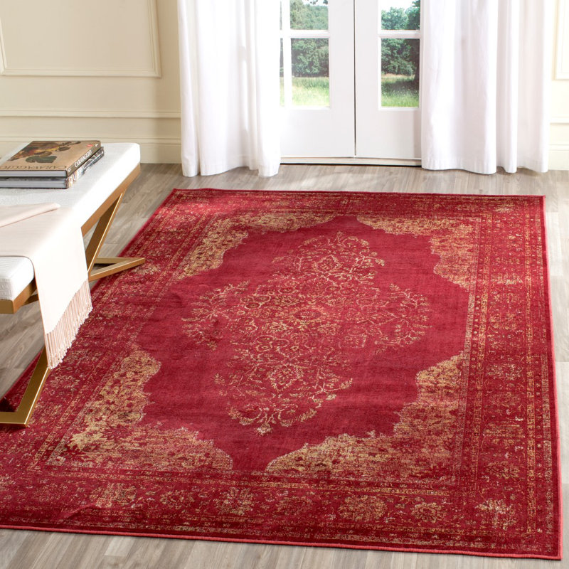Tapis oriental performance rétro, Rectangle 5 pi 3 po x 7 pi 6 po