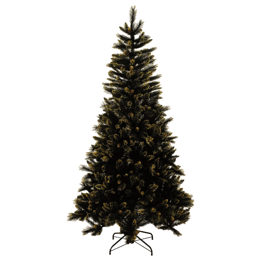 KÃ¼nstlicher Weihnachtsbaum Schwarz mit StÃ¤nder