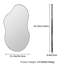 Asymmetrical Metal Framed Wall Accent Mirrors Set of 2-132945594